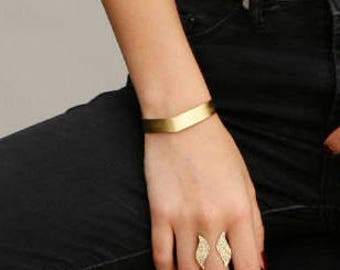 Goddess Bracelet, Thin Gold Cuff Bracelet, Adjustable Bangle Bracelet, Gold Wrist Cuff Bracelet, Thin cuff Bracelet, V Chevron Bracelet