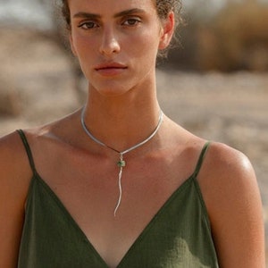 Silver Snake Choker Necklace, Collar Necklace for Women, Cuff Necklace, Snake Choker, Collar Choker Necklace,Silver Neck Cuff,Serpent Choker