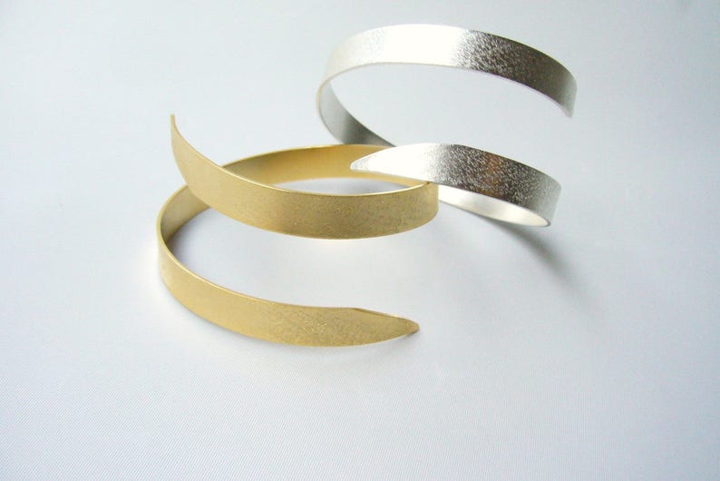 Armlet, Upper Arm Bracelet, Open Cuff Bracelet, Body Jewelry, Arm Accessories, Rose Gold Cuff, Boho Gold Bracelet, Adjustable Cuff Bracelet image 9
