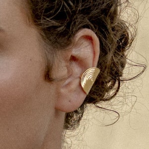 Ear Cuff, Sterling Silver Ear Cuff, Bohemian Jewelry, Fake Helix Piercing, Ear Cuff No Piercing, Ear Wrap for Women,Tribal Piercing,Ear Wrap