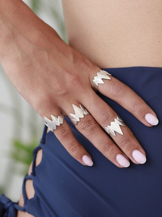 Arrow ring, Spike Ring, Gold Boho Ring, Gold Crown ring, Gold Cocktail ring, Gold Statement Ring, Shield ring, Warrior Ring, Ashanti ring..