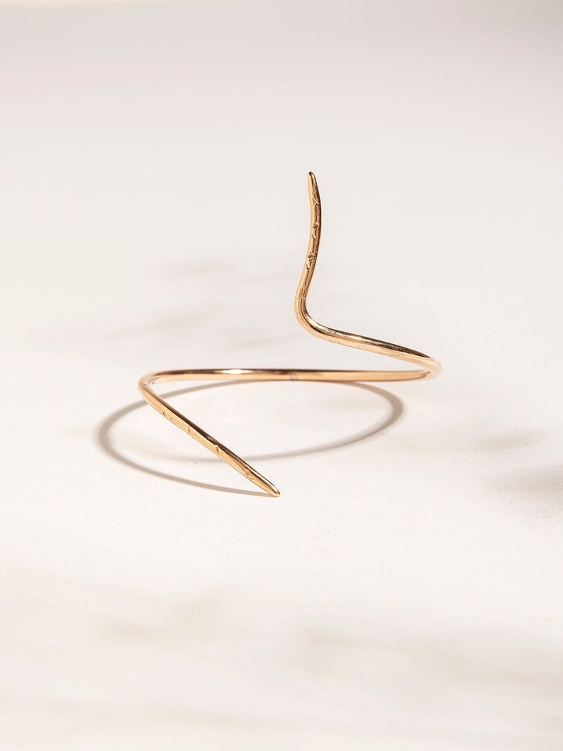 Minimalist Cuff Rose Gold Cuff Arm Jewelry Summer Jewelry Etsy