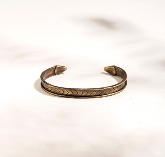 Mens brass cuff sale