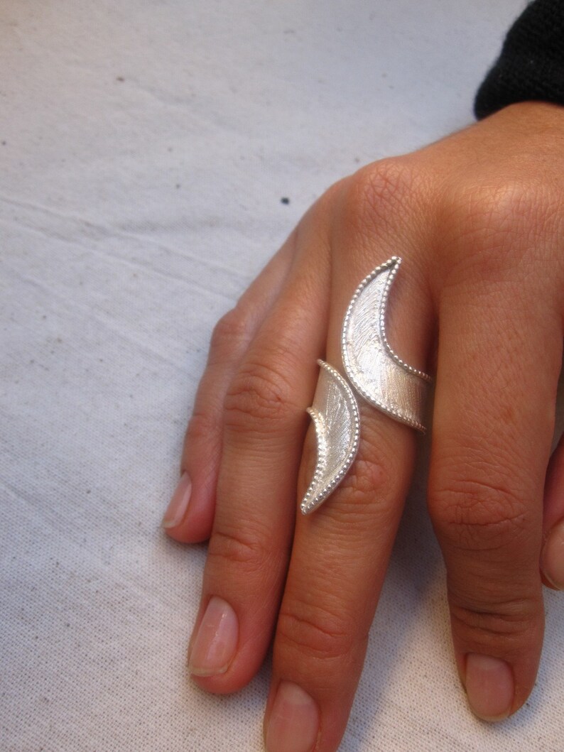 Gold Cocktail Ring Wave Ring Gold Gold Statement Ring Women Etsy