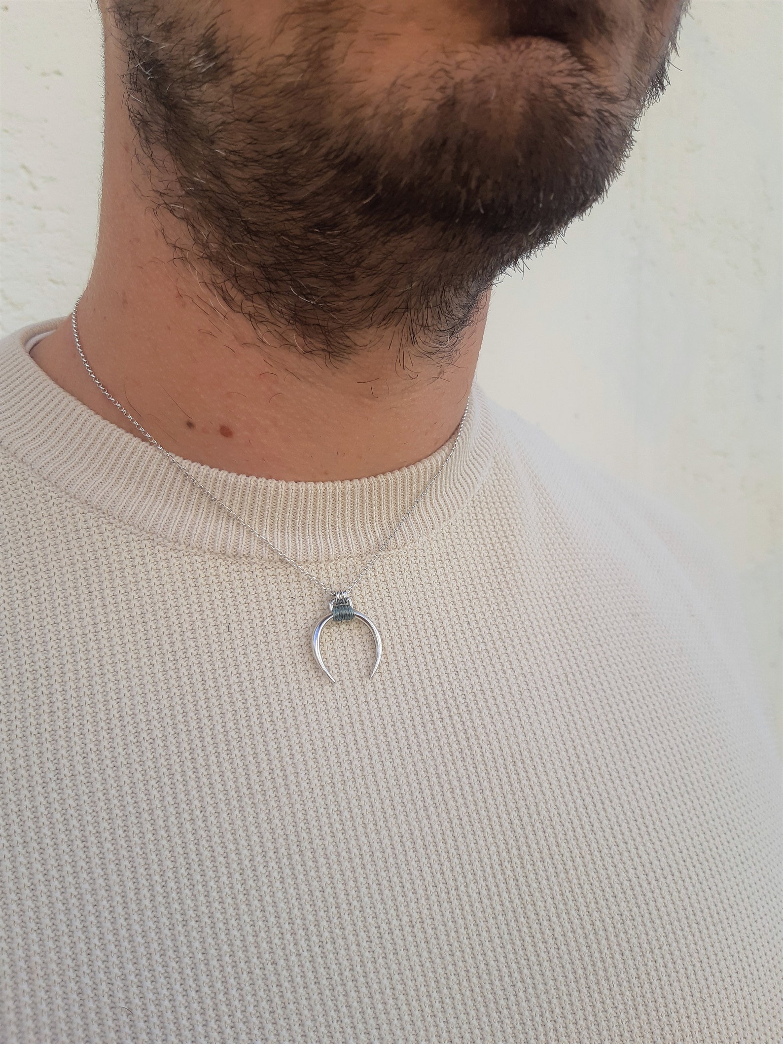 Horseshoe necklace mens Clearance