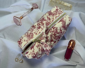 Handmade Vintage Cosmetic Makeup Bag