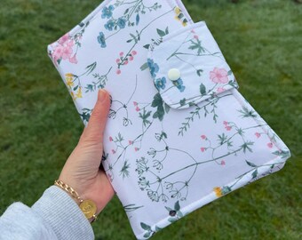 Handmade book cover made from 100% cotton – Perfect for passionate readers