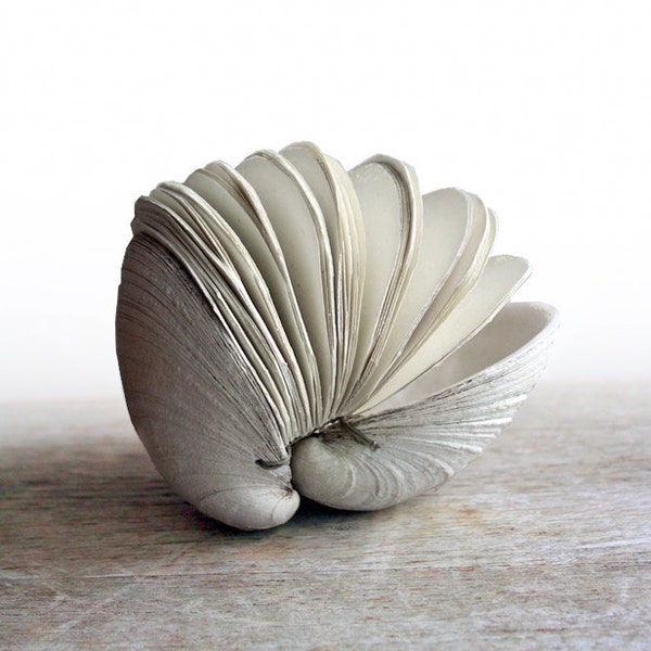 Offering No. 95 - Handstitched Clamshell Book Sculpture