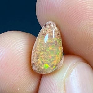 Mexican Matrix Opal Gemstone: Natural Fire Opal, Jalisco Mexico
