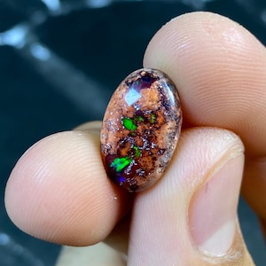 Mexican Matrix Opal Gemstone: Natural Fire Opal, Jalisco Mexico