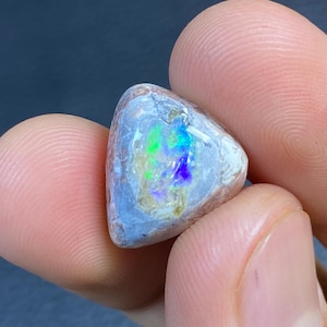 Amazing Water opal on Matrix with is beautiful sparkles. AAA Quality. 9.00 carats, 15X14X6 mm. Natural fire opal, Cabochons,
