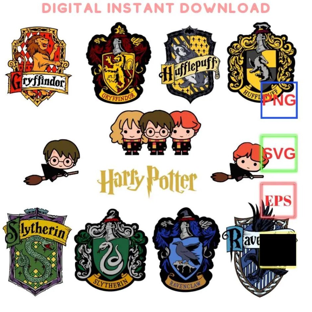 Wizard School Class House Graphic Pack Svg Ai Png Silhouette Circuit ...