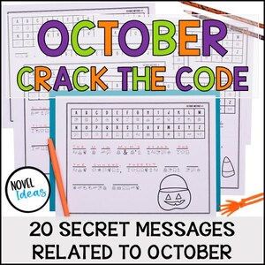 Oktober Knäck Koden Kryptogram Morgonarbete Halloween och Höstkul