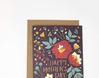 Mom's Day Bouquet - Mother's Day Card
