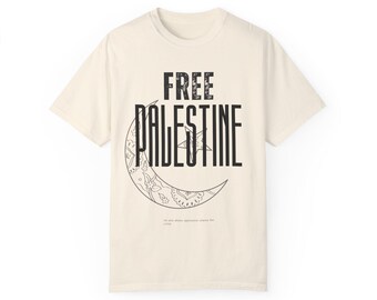 Free Palestine Statement T-shirt, Activist Tee, Protest Shirt, Solidarity Top, Human Rights Apparel