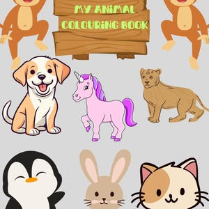 My animal colouring book