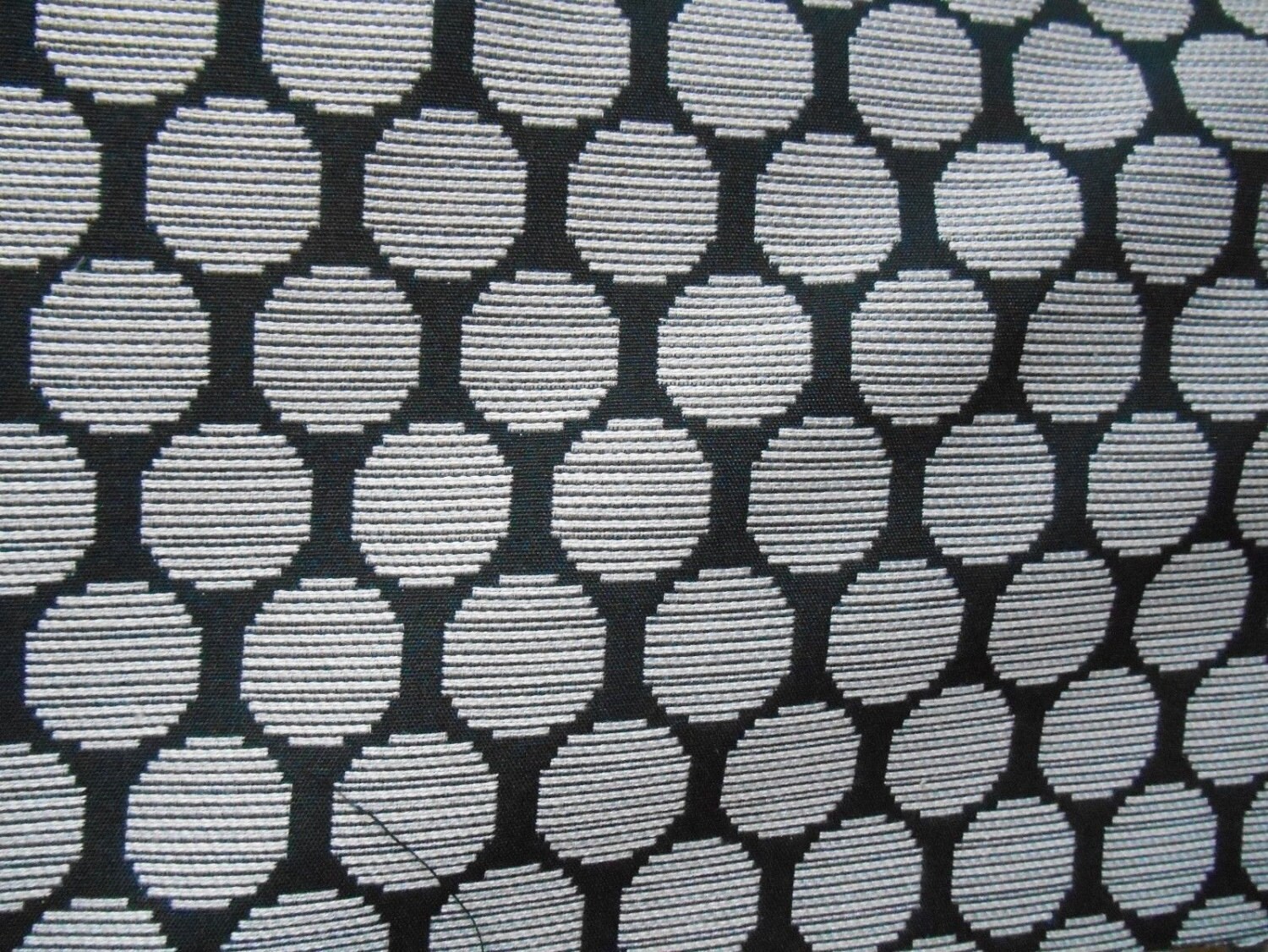 Black White DOTS Woven Upholstery Fabric by the Yard Home Decor,40-29 ...