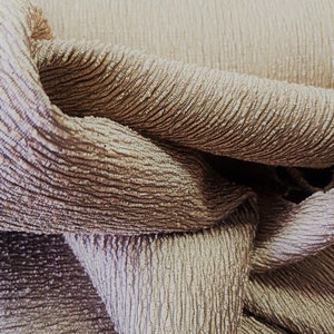 6445612 CHANDLER NATURAL Solid Color Chenille Upholstery Fabric