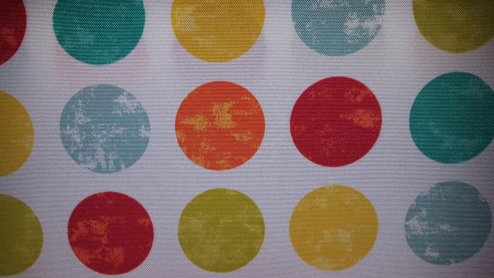 BOHO Multi COLORED DOTS Red Yellow Blue Greenoutdoor Upholstery Fabric ...