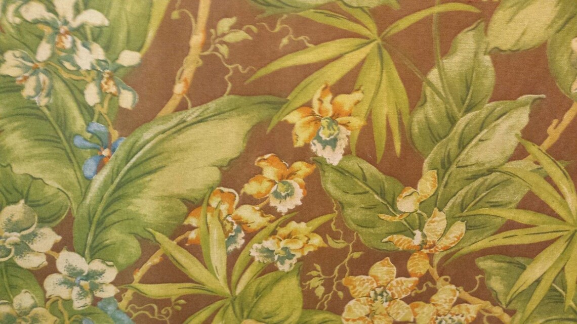 Tommy Bahama TROPICAL FLORAL Drapery Upholstery Fabric Etsy