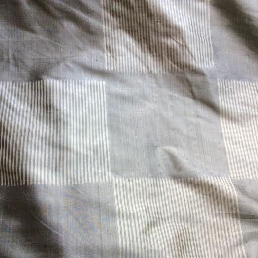 GREY and Ivory SILK PLAID Drapery Upholstery - Etsy