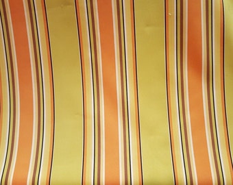 Bold Lime Green ORANGE Yellow  OUTDOOR STRIPE Upholstery Fabric, 36-47-13-056