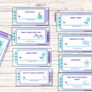 Kids reward coupons 20 printable