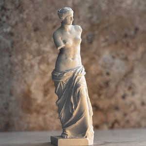 Venus de Milo Statue, Graceful Goddess Aphrodite, Ancient Greek Sculpture for Home Decor