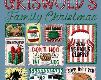Funny National Lampoon's Christmas Vacation PNG, 80s Holiday Movie Humor PNG, Retro Family Xmas Party PNG, Digital file