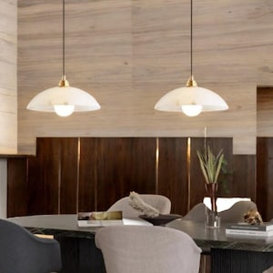 Handmade Speckled Ceramic Pendant Lamp: Modern Boho Lighting