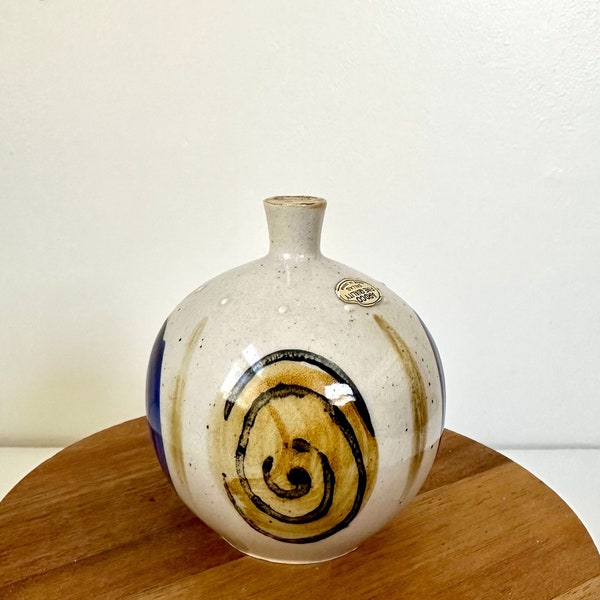 1970's Ardco Japan Abstract Squat Weedpot Vase