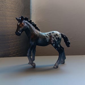 Smokey Studios: Custom Schleich Appaloosa/Andalusian Horse, &quot;SS American Pride&quot;