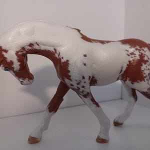Smokey Studios: Custom Schleich Model Horse Repainted and Re-sculpted American Paint Horse, &quot;SS Right Outta Tennessee&quot;