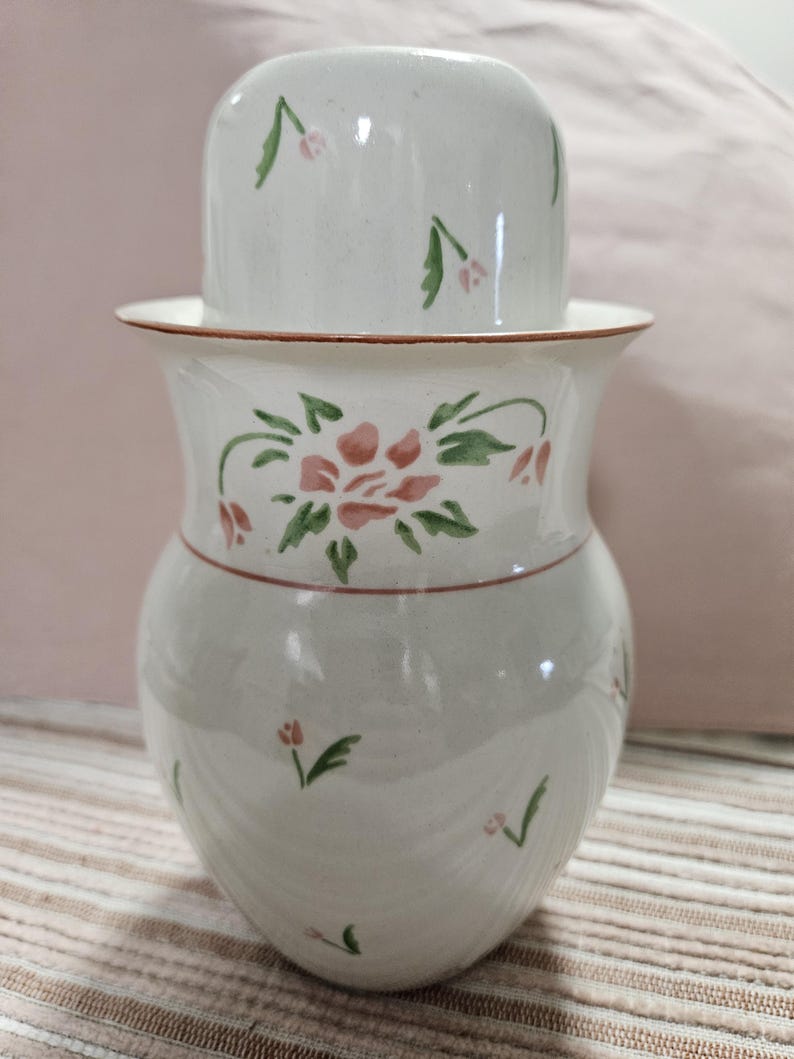 Vintage Tumble up 1985 Porcelain Bedside Water Carafe & Tumbler Set ...
