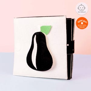 Black and White Büchlein– Perfektes Geschenk für Babys zur Förderung der visuellen Entwicklung