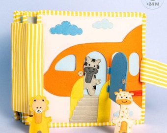 Quiet Book Globetrotter - Educational toy for ages 2 and up