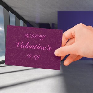 classy valentine's day card