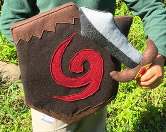 Legend of Zelda Deku Shield and Kokiri Sword plush play set