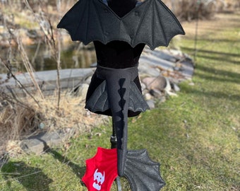 Night Fury Inspired Wings And Tail
