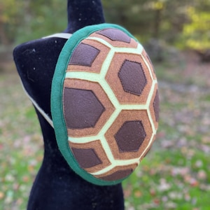 Brown and Green Turtle Shell Costume