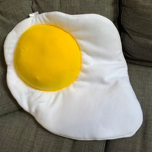 Giant Fried Egg Pillow