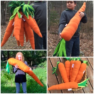 Plush Carrots!  A Size for every occasion!