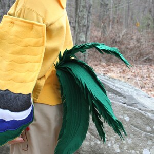 Customizable Bird Tail Feathers Costume Piece image 2