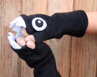 Chomp Fingerless Gloves for Chompy Little Hands