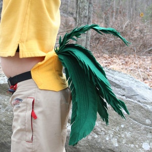 Customizable Bird Tail Feathers Costume Piece image 1