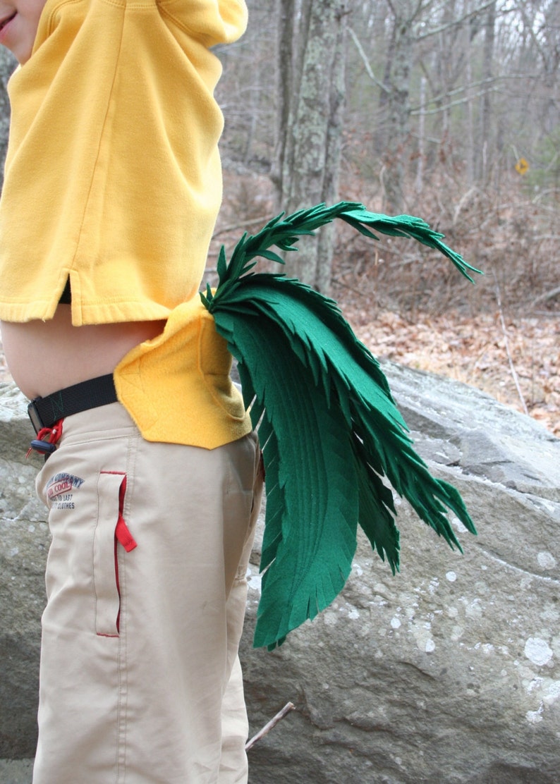 Customizable Bird Tail Feathers Costume Piece image 1