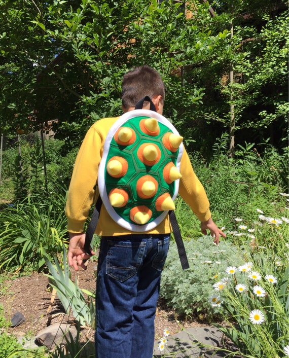 Blauer Bowser Shell Rucksack Etsy