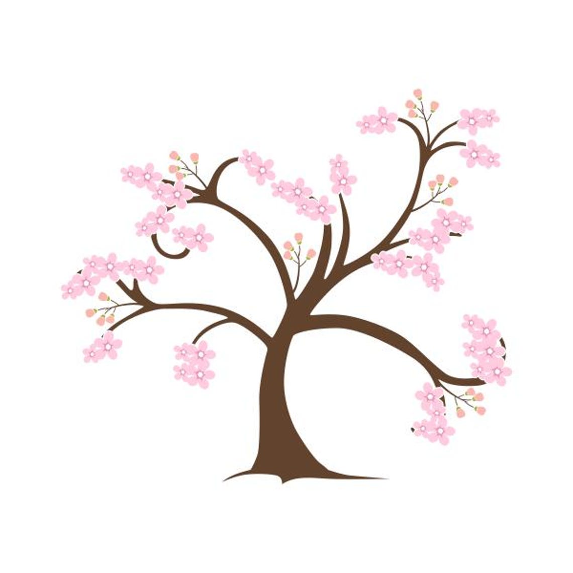 Blossom Tree Cuttable Design SVG PNG DXF & Eps Designs Cameo File ...