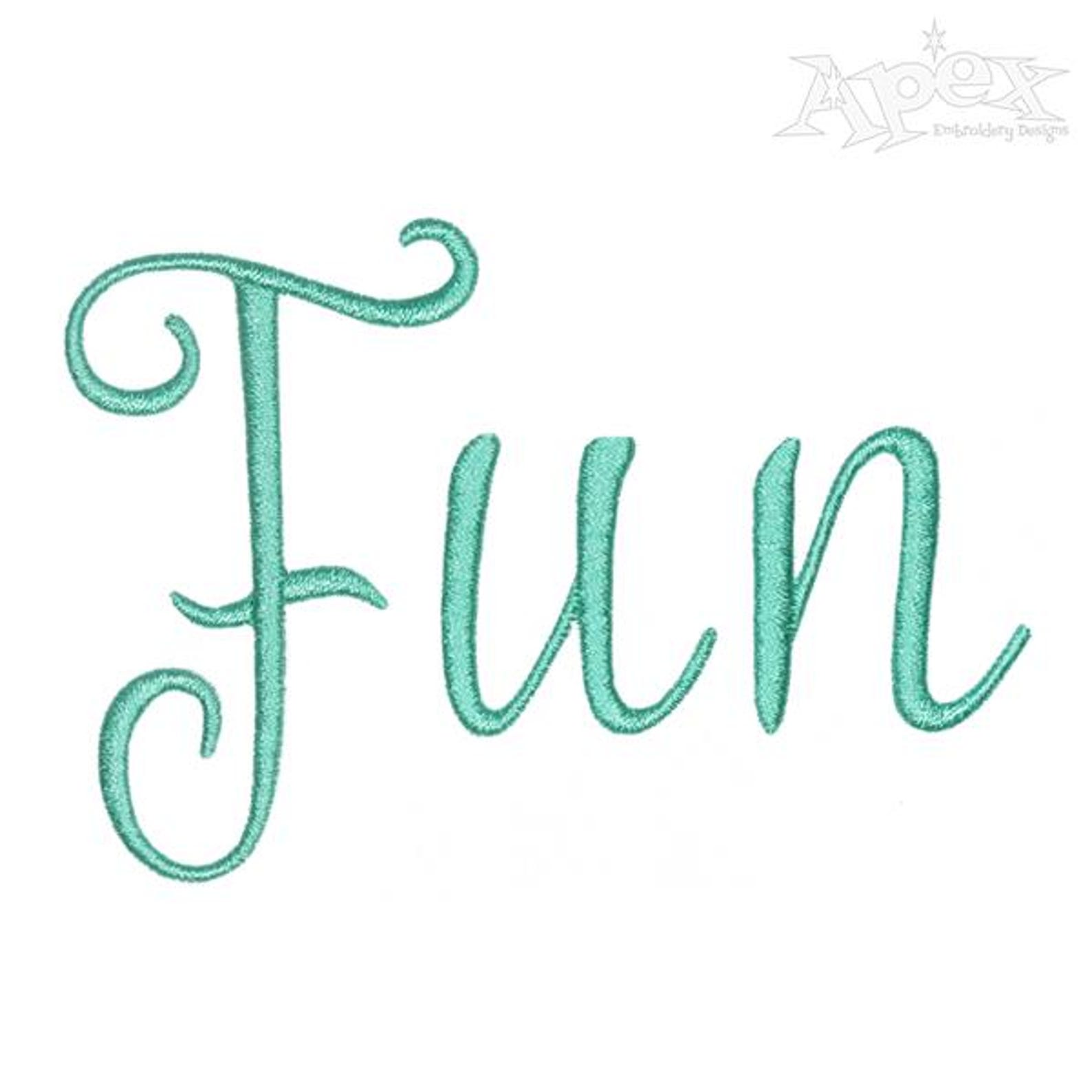 Madison Script Machine Embroidery Font Alphabet Letters INSTANT ...