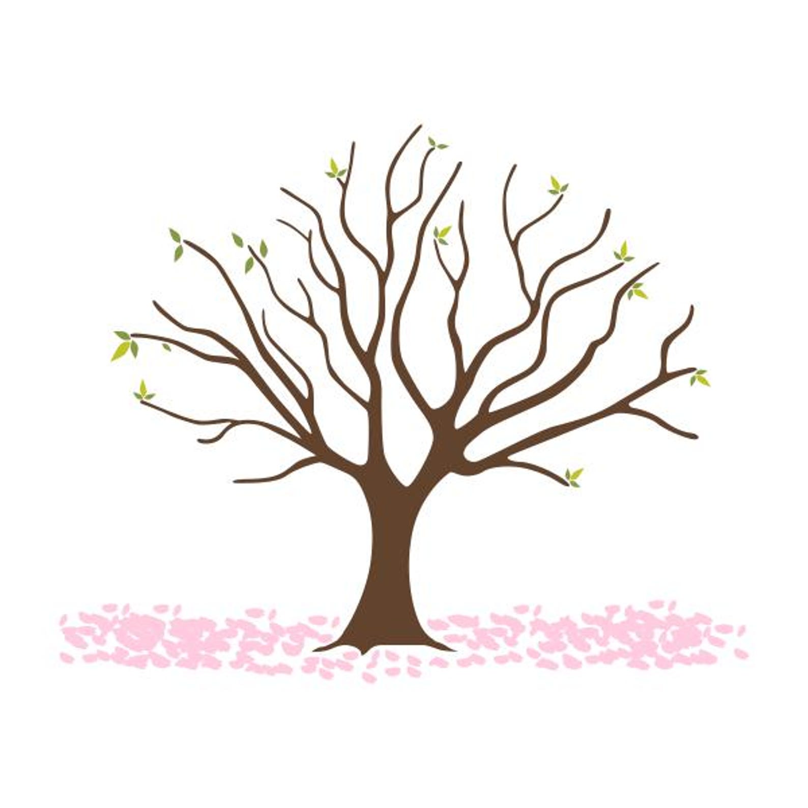 Tree Cutable Blossom Tree Cuttable Design SVG PNG DXF & Eps Designs Cameo File ...
